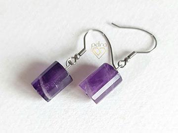 گوشواره آمتیست