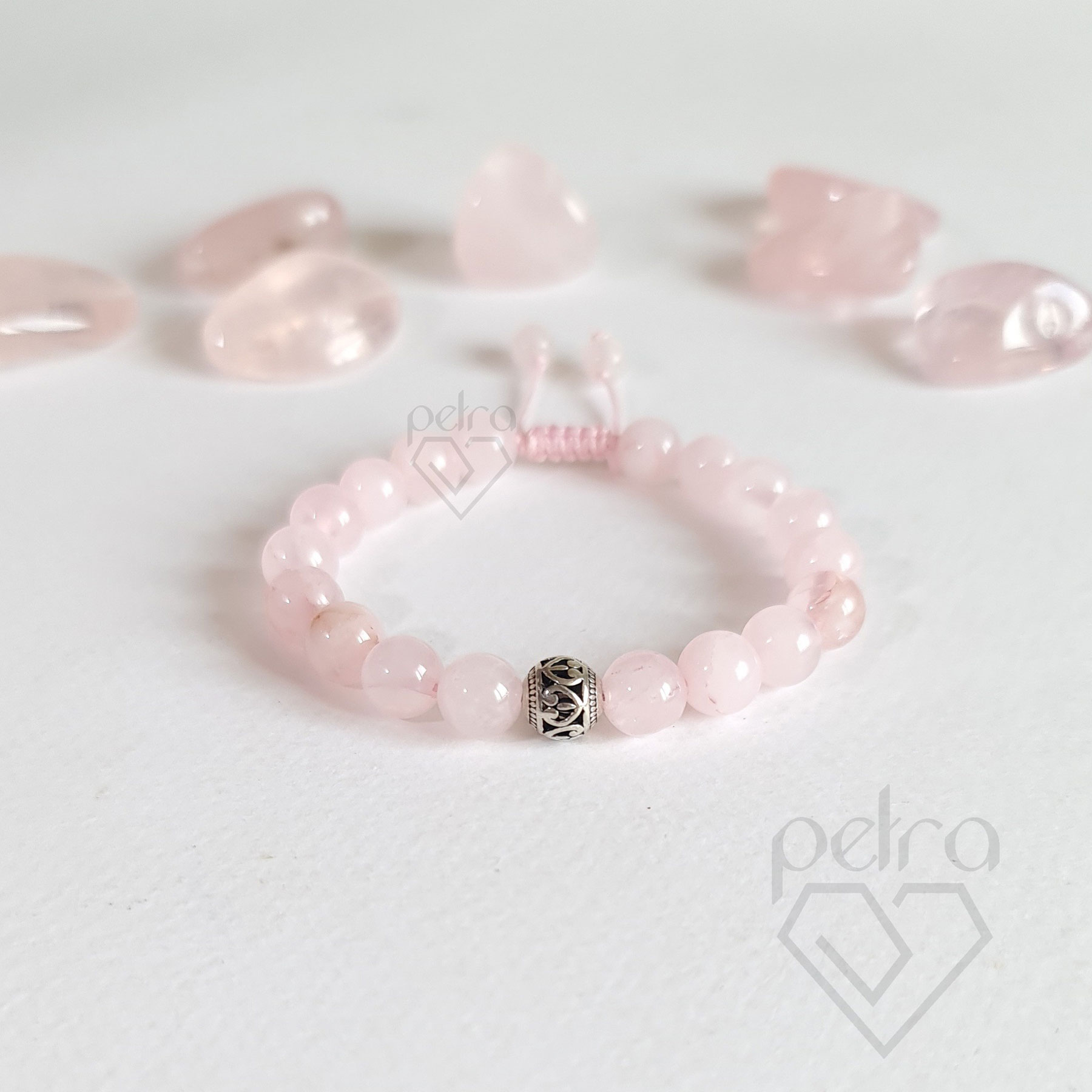 دستبند زنانه رزکوارتز 